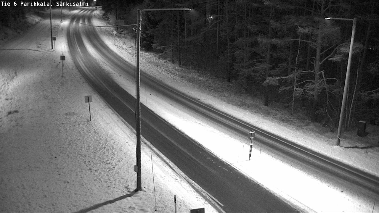 Weather Camera Image Väg 6 Parikkala, Särkisalmi, Parikkala, Etelä-Karjala