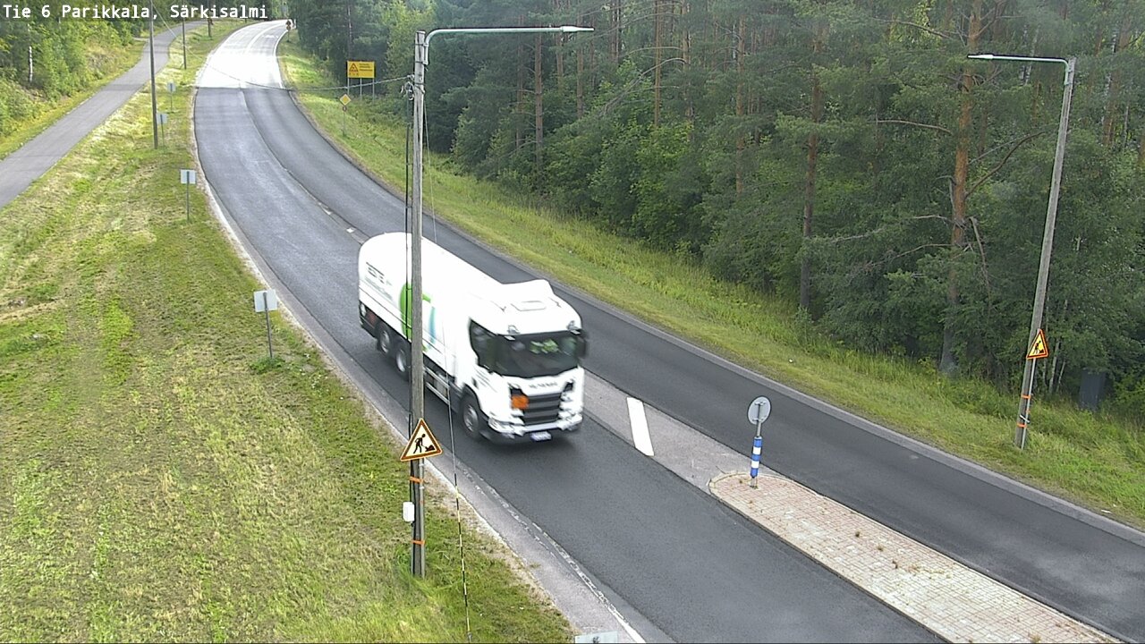 Weather Camera Image Road 6 Parikkala, Särkisalmi, Parikkala, Etelä-Karjala