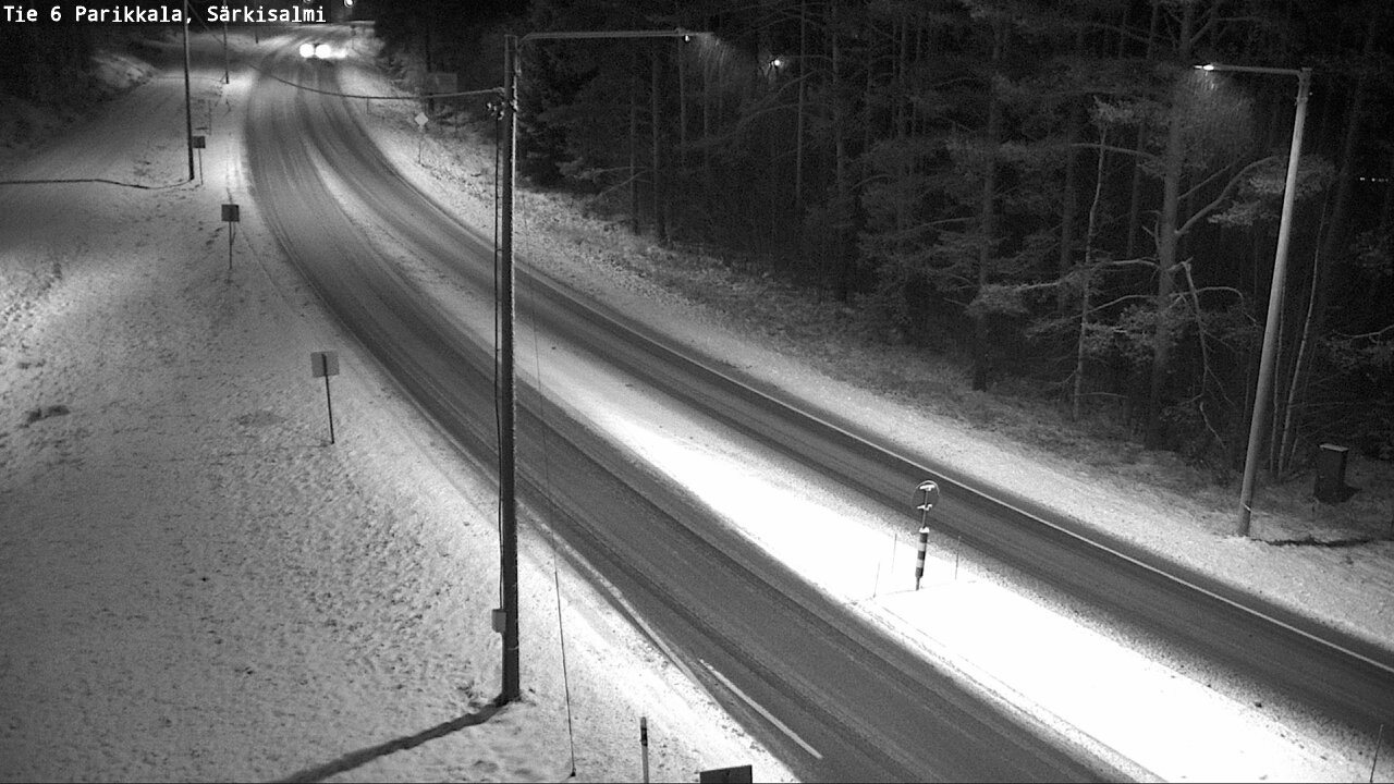 Weather Camera Image Väg 6 Parikkala, Särkisalmi, Parikkala, Etelä-Karjala