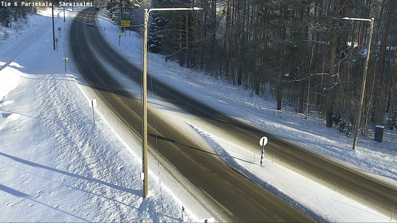 Weather Camera Image Väg 6 Parikkala, Särkisalmi, Parikkala, Etelä-Karjala
