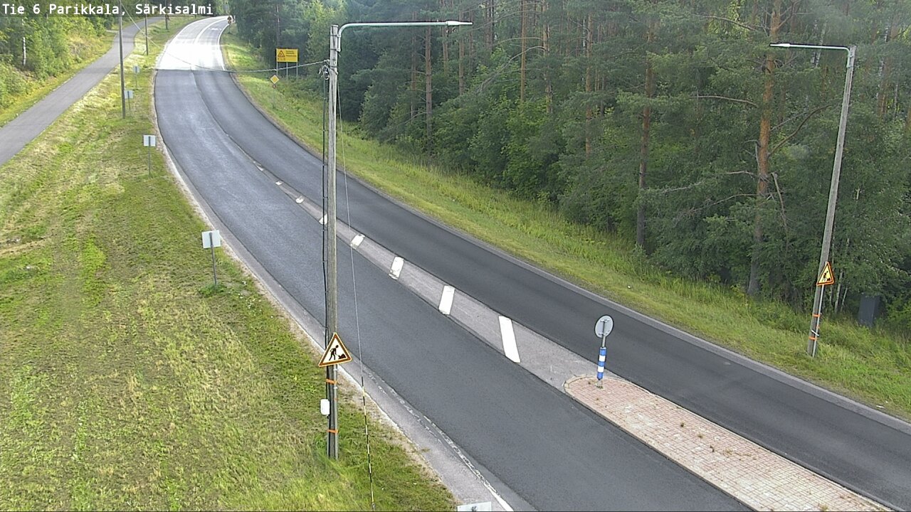 Weather Camera Image Road 6 Parikkala, Särkisalmi, Parikkala, Etelä-Karjala
