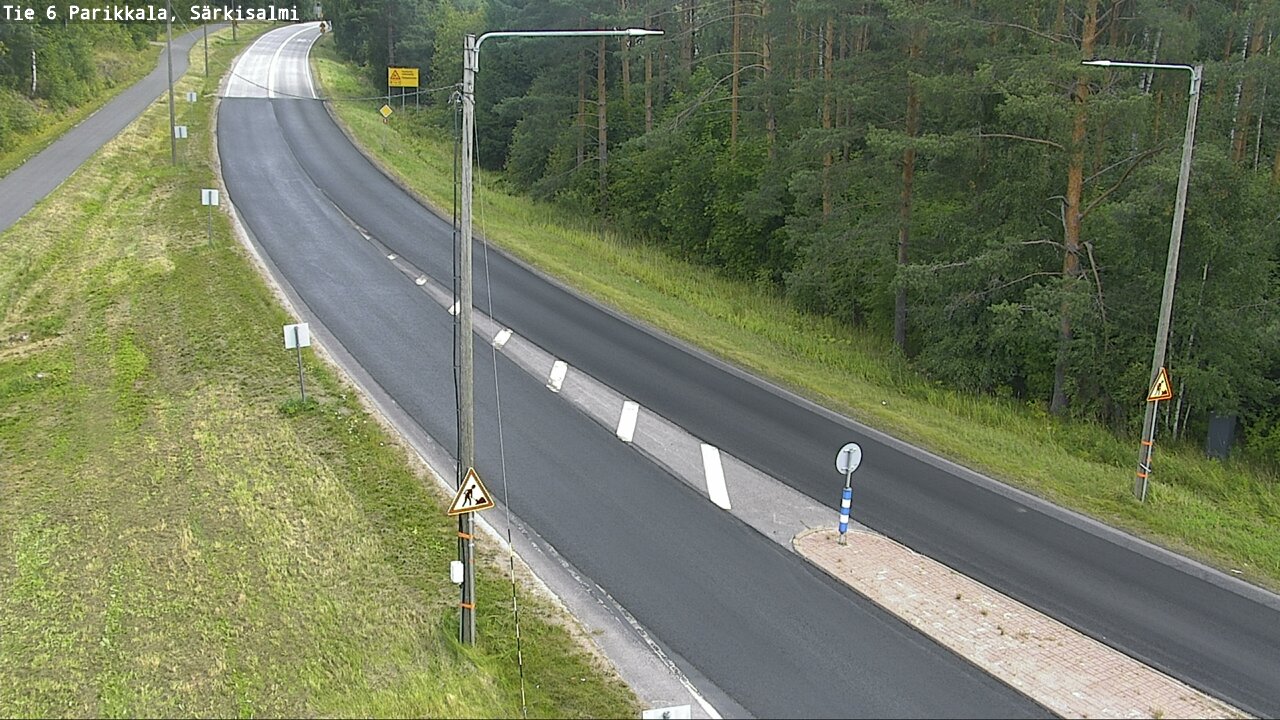 Weather Camera Image Road 6 Parikkala, Särkisalmi, Parikkala, Etelä-Karjala
