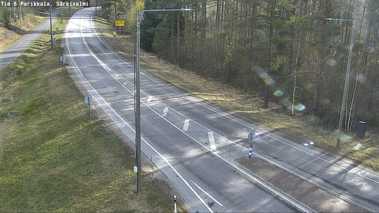Weather Camera Image Väg 6 Parikkala, Särkisalmi, Parikkala, Etelä-Karjala