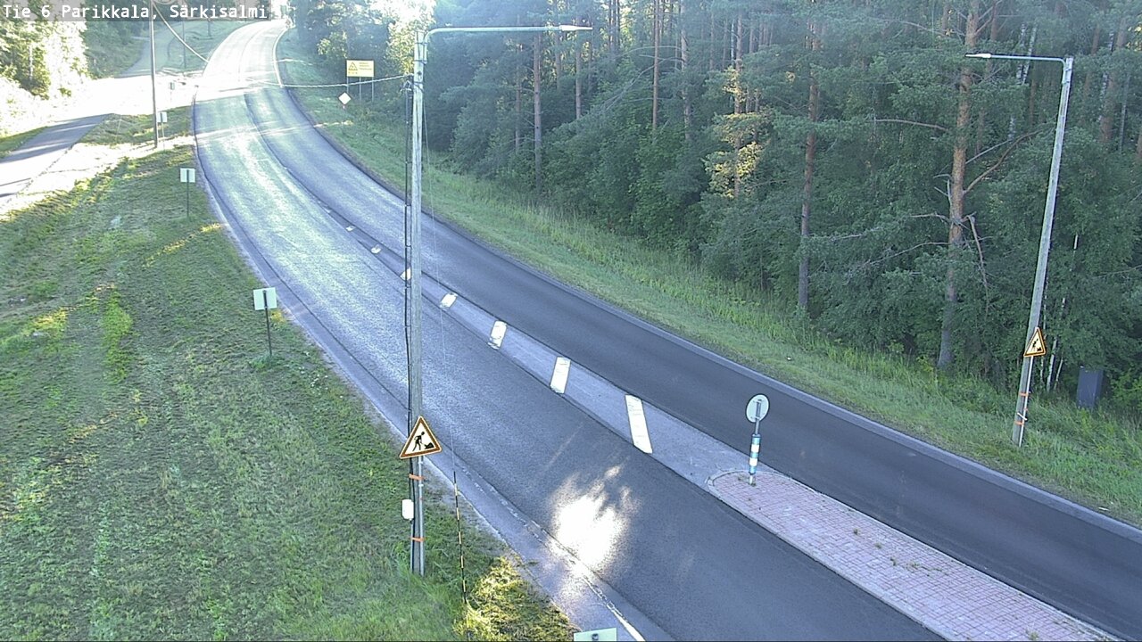 Weather Camera Image Road 6 Parikkala, Särkisalmi, Parikkala, Etelä-Karjala