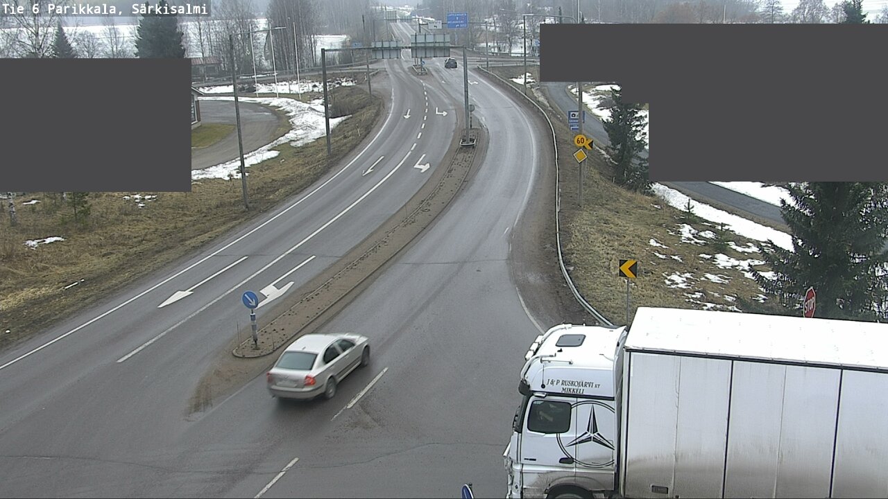 Weather Camera Image Road 6 Parikkala, Särkisalmi, Parikkala, Etelä-Karjala