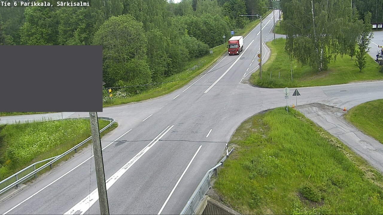 Weather Camera Image Road 6 Parikkala, Särkisalmi, Parikkala, Etelä-Karjala