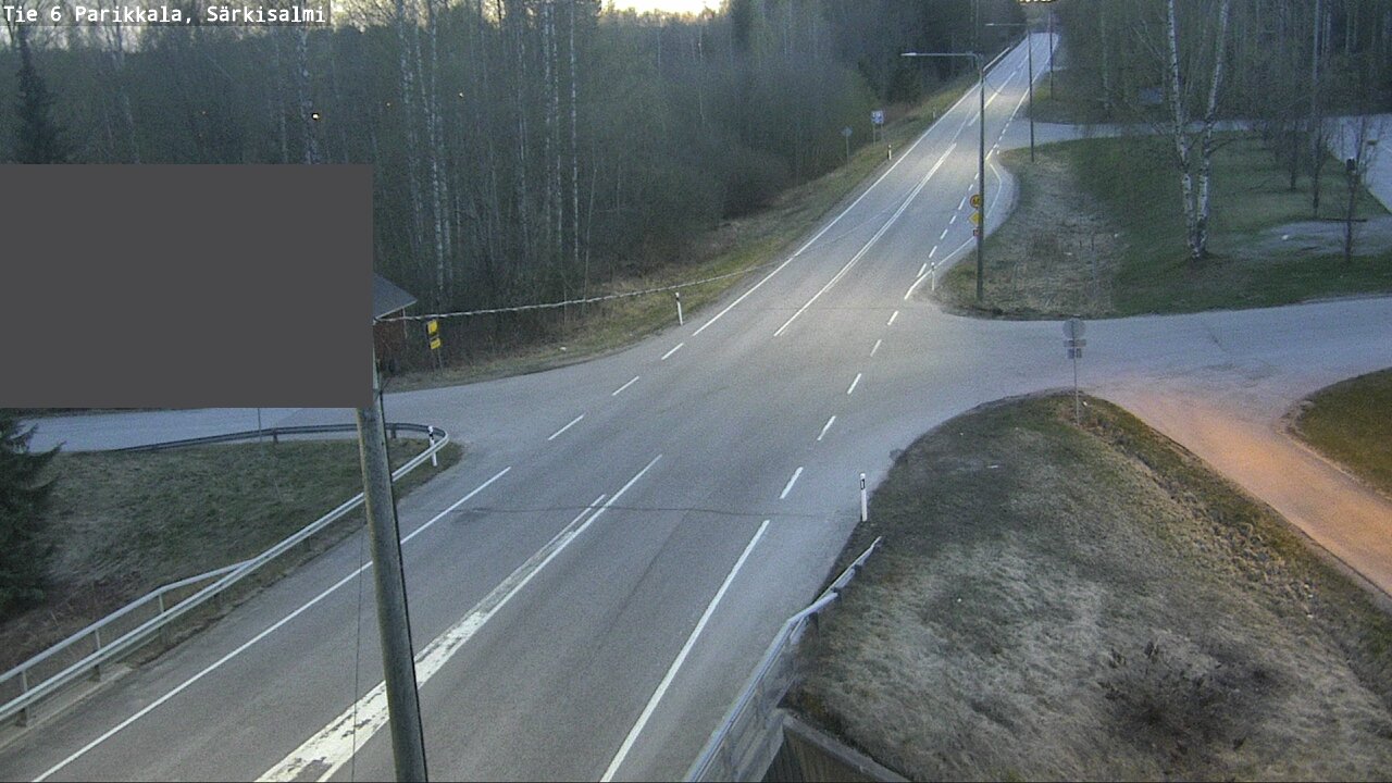 Weather Camera Image Väg 6 Parikkala, Särkisalmi, Parikkala, Etelä-Karjala