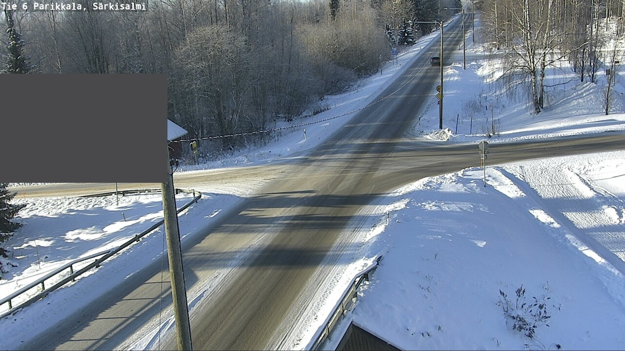Weather Camera Image Väg 6 Parikkala, Särkisalmi, Parikkala, Etelä-Karjala