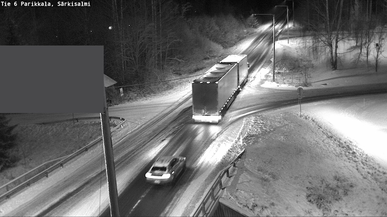 Weather Camera Image Road 6 Parikkala, Särkisalmi, Parikkala, Etelä-Karjala