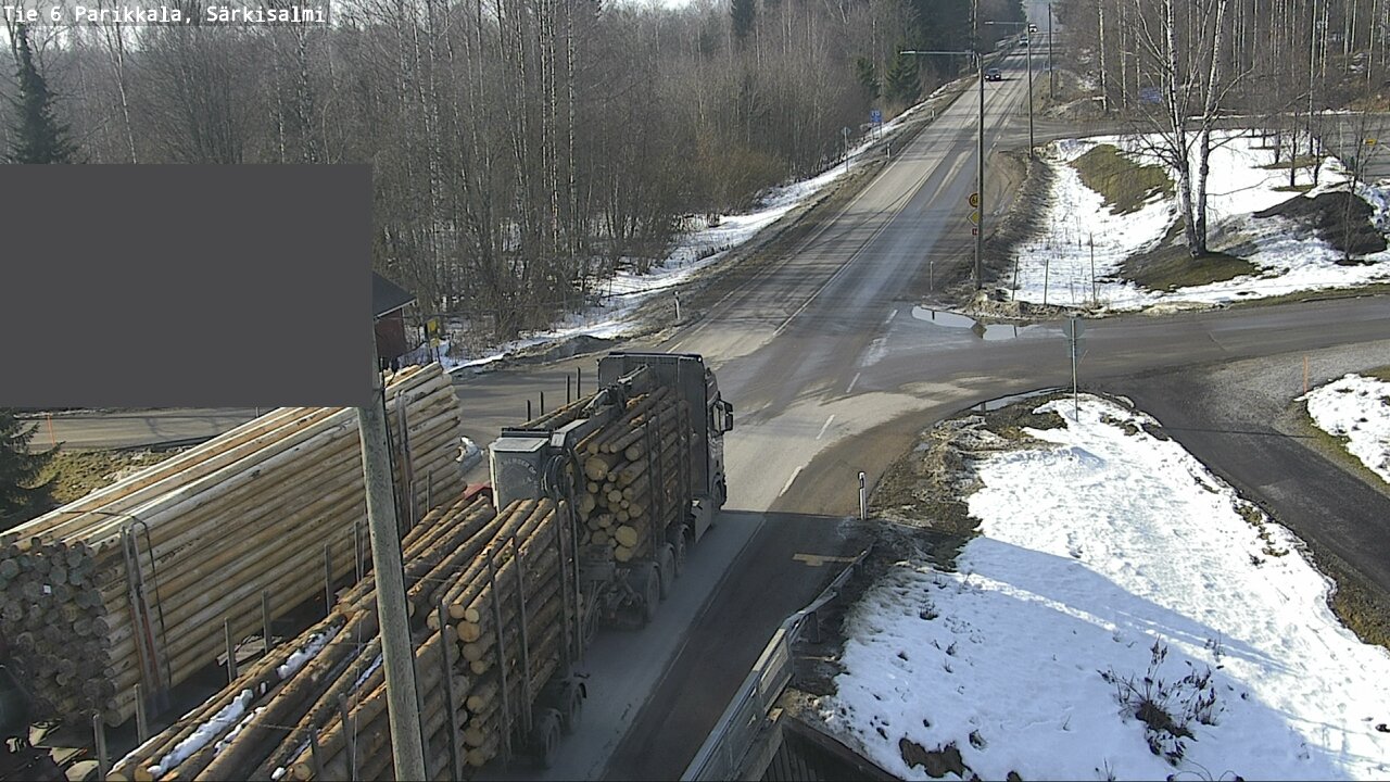 Weather Camera Image Road 6 Parikkala, Särkisalmi, Parikkala, Etelä-Karjala
