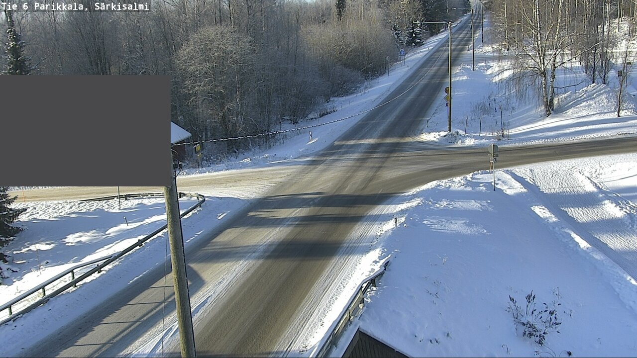 Weather Camera Image Väg 6 Parikkala, Särkisalmi, Parikkala, Etelä-Karjala