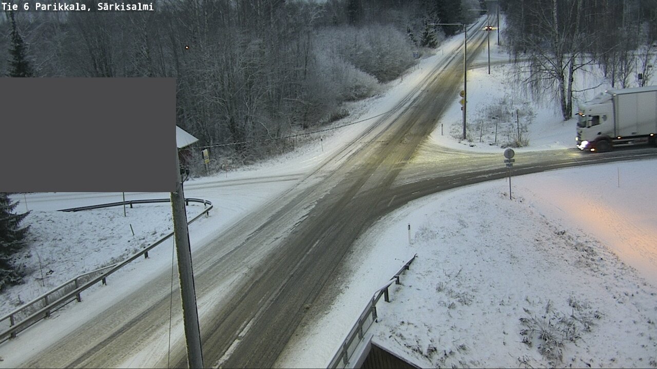 Weather Camera Image Road 6 Parikkala, Särkisalmi, Parikkala, Etelä-Karjala