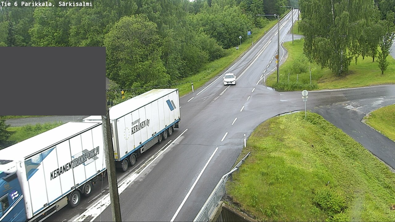 Weather Camera Image Väg 6 Parikkala, Särkisalmi, Parikkala, Etelä-Karjala