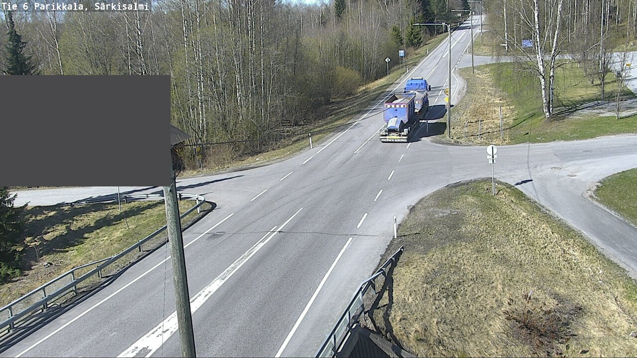 Weather Camera Image Väg 6 Parikkala, Särkisalmi, Parikkala, Etelä-Karjala