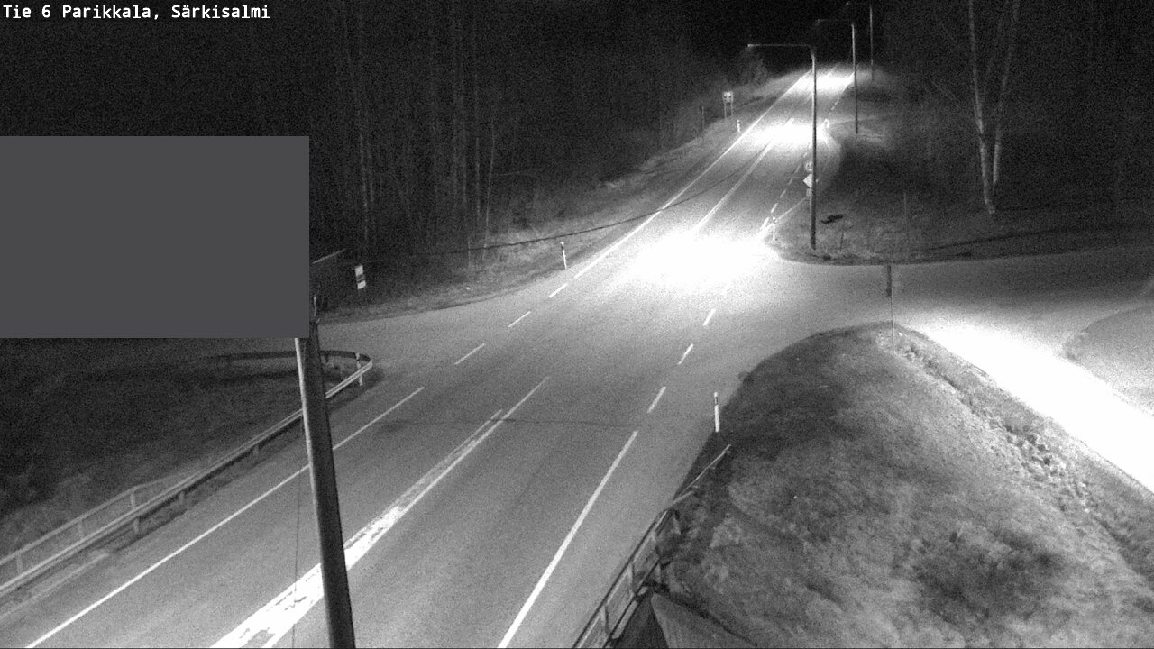 Weather Camera Image Road 6 Parikkala, Särkisalmi, Parikkala, Etelä-Karjala