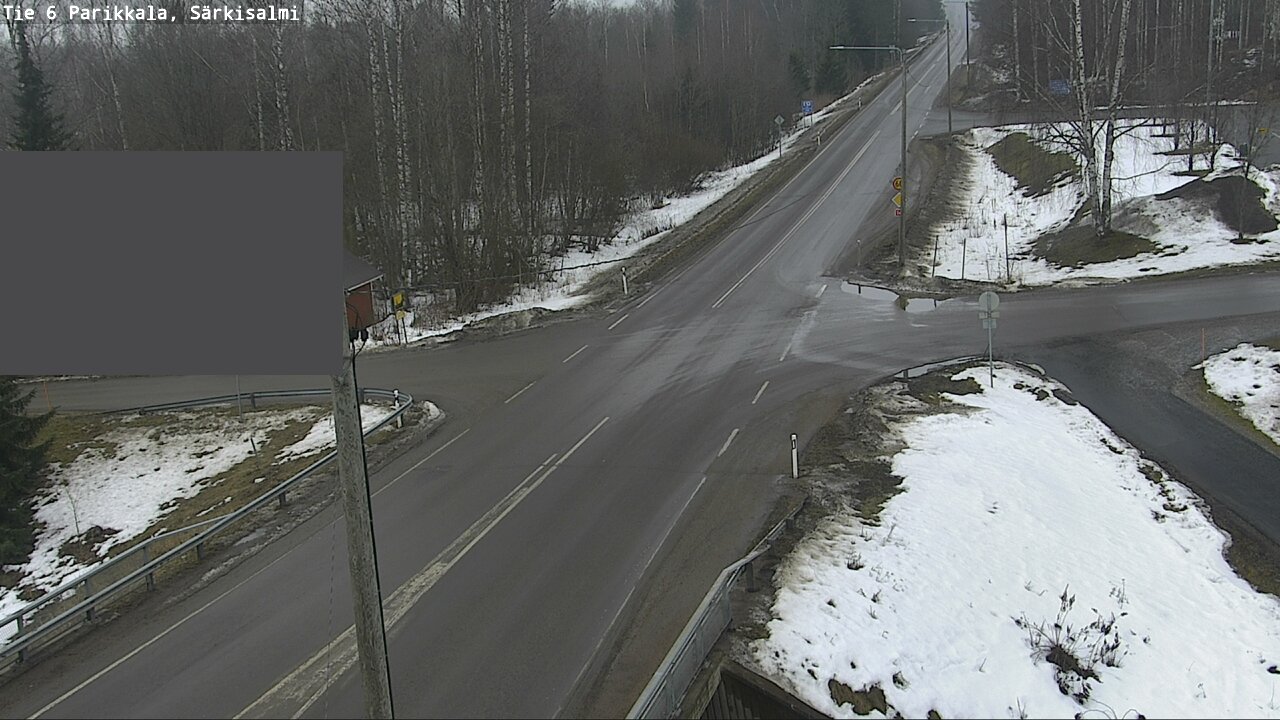 Weather Camera Image Väg 6 Parikkala, Särkisalmi, Parikkala, Etelä-Karjala
