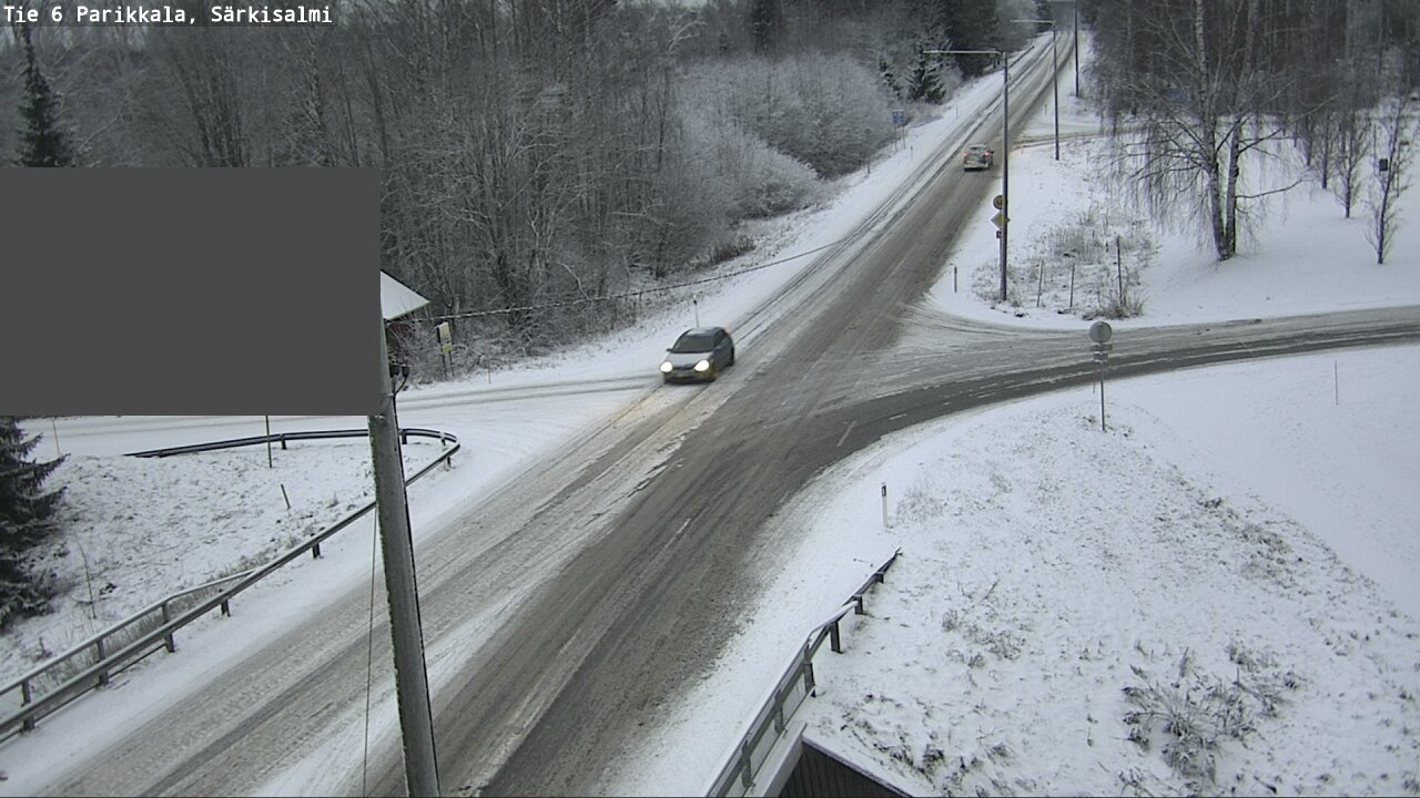 Weather Camera Image Road 6 Parikkala, Särkisalmi, Parikkala, Etelä-Karjala