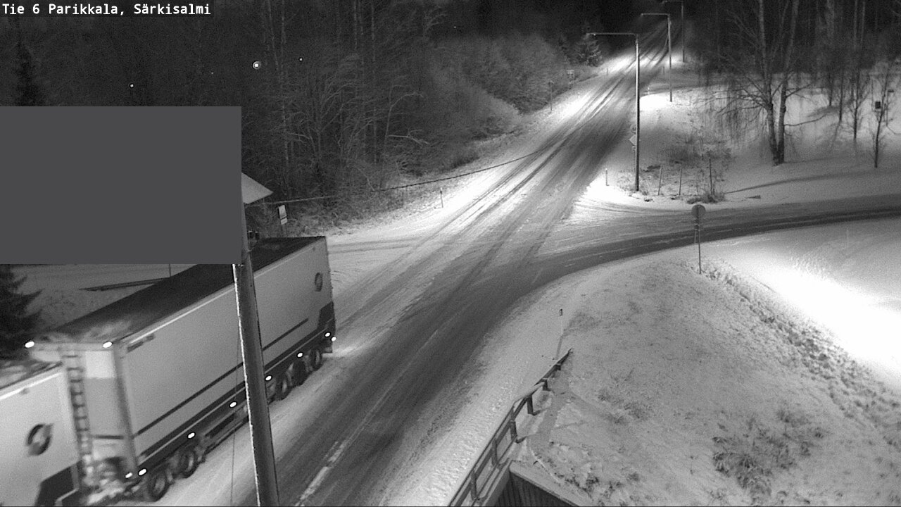 Weather Camera Image Road 6 Parikkala, Särkisalmi, Parikkala, Etelä-Karjala