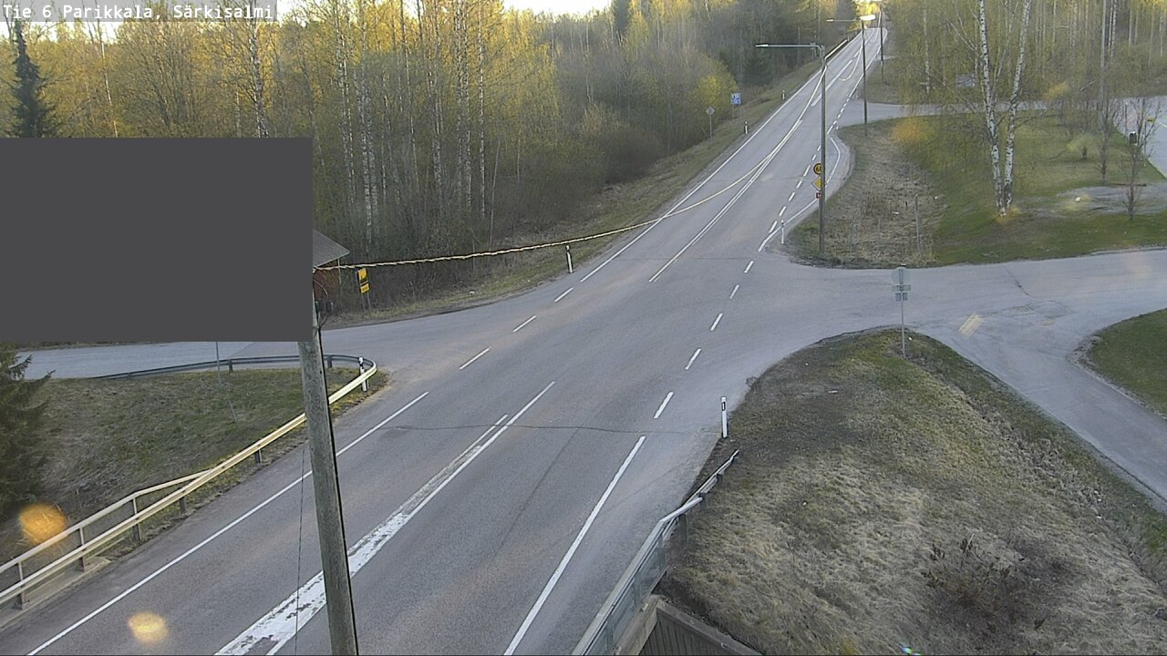 Weather Camera Image Väg 6 Parikkala, Särkisalmi, Parikkala, Etelä-Karjala