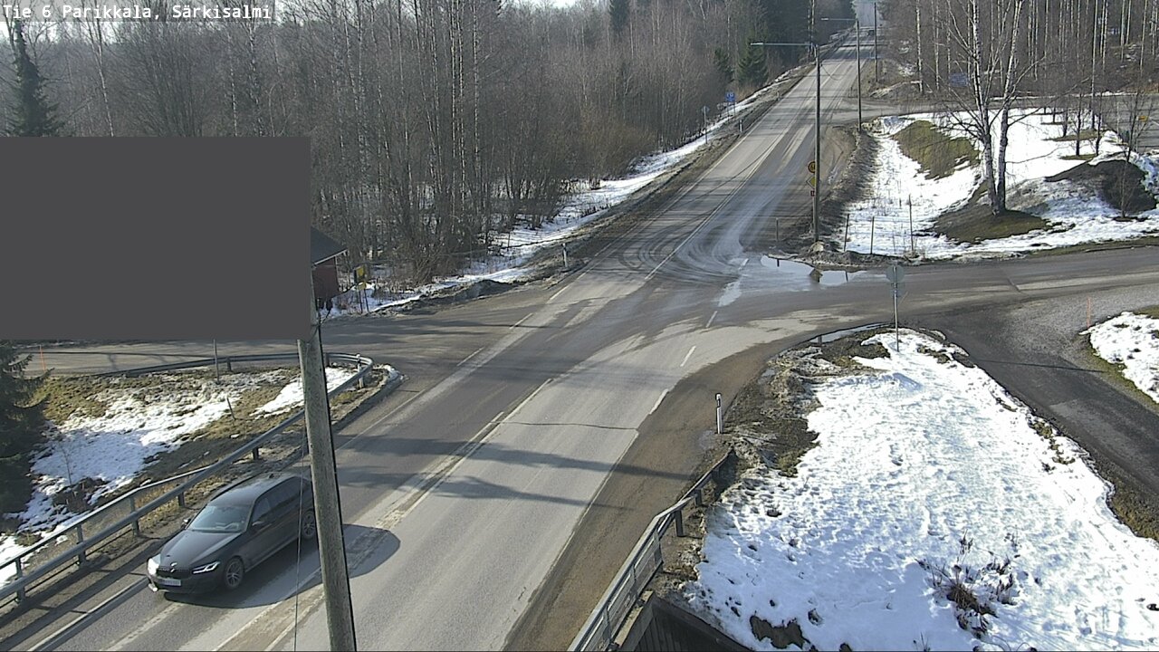 Weather Camera Image Road 6 Parikkala, Särkisalmi, Parikkala, Etelä-Karjala