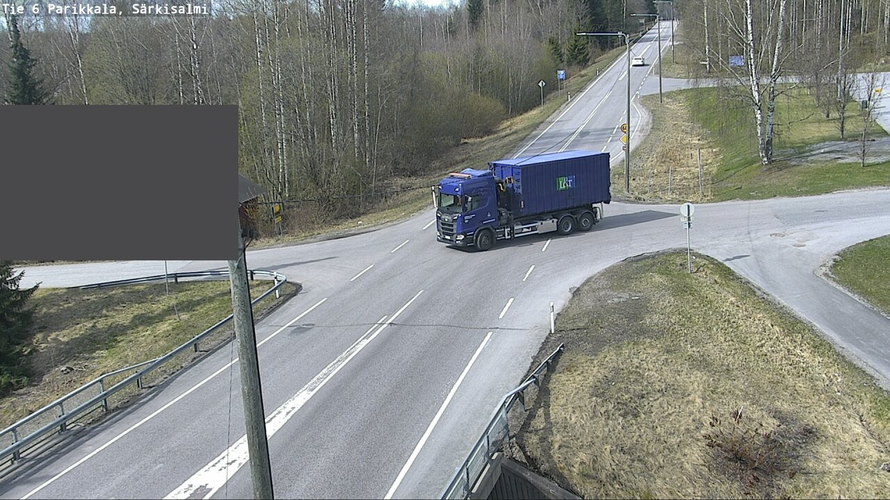 Weather Camera Image Väg 6 Parikkala, Särkisalmi, Parikkala, Etelä-Karjala