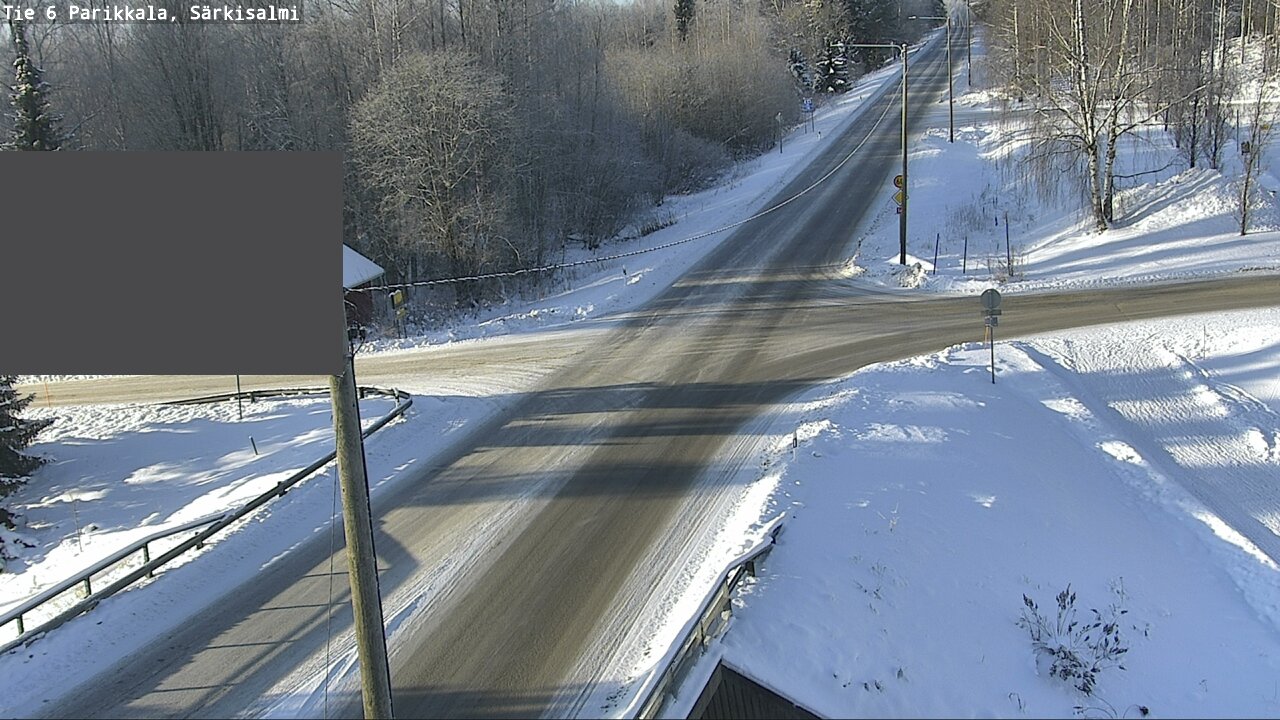 Weather Camera Image Väg 6 Parikkala, Särkisalmi, Parikkala, Etelä-Karjala