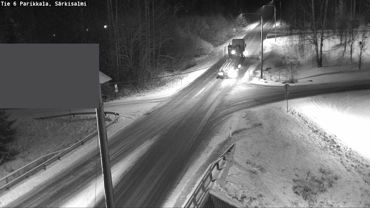 Weather Camera Image Road 6 Parikkala, Särkisalmi, Parikkala, Etelä-Karjala
