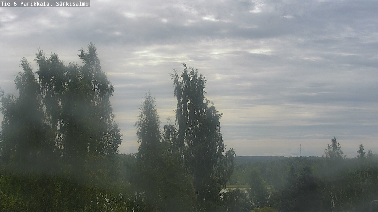 Weather Camera Image Road 6 Parikkala, Särkisalmi, Parikkala, Etelä-Karjala