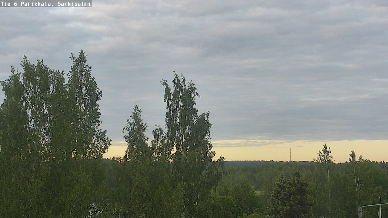 Weather Camera Image Road 6 Parikkala, Särkisalmi, Parikkala, Etelä-Karjala