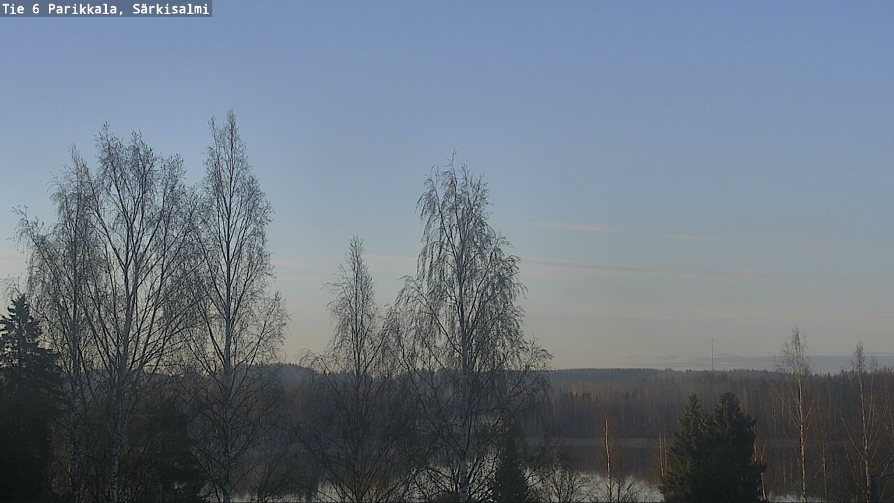 Weather Camera Image Väg 6 Parikkala, Särkisalmi, Parikkala, Etelä-Karjala