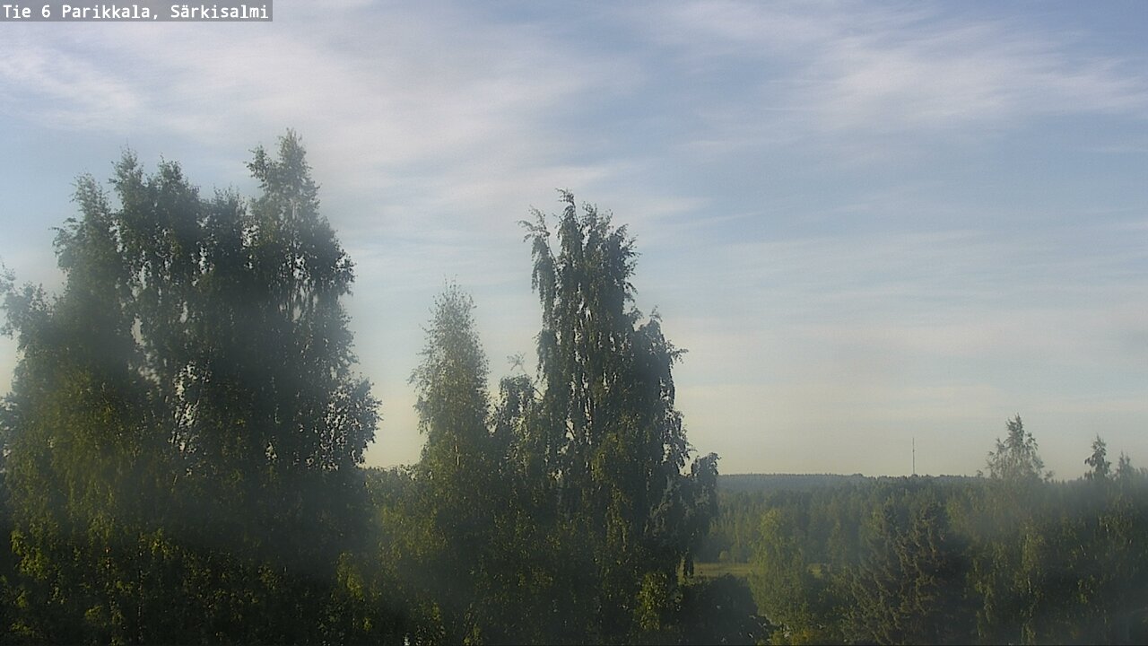 Weather Camera Image Road 6 Parikkala, Särkisalmi, Parikkala, Etelä-Karjala