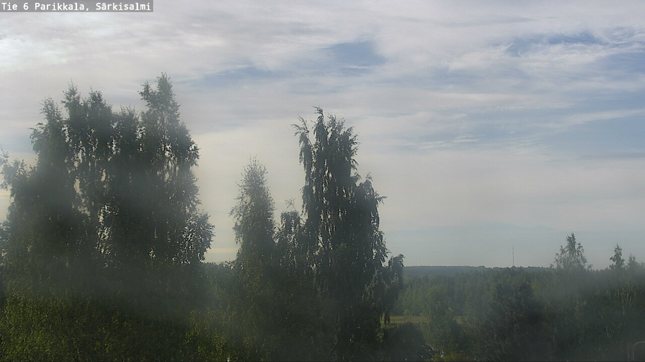Weather Camera Image Road 6 Parikkala, Särkisalmi, Parikkala, Etelä-Karjala