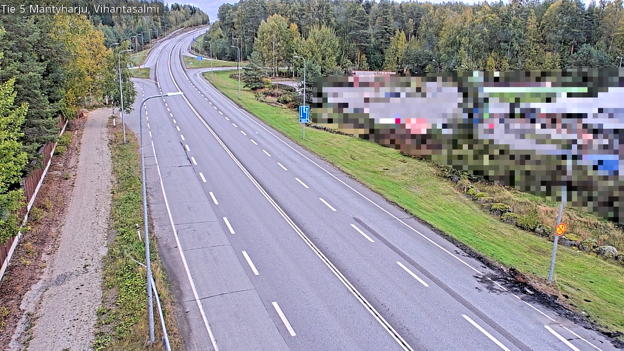 Weather Camera Image Road 5 Mäntyharju, Vihantasalm, Mäntyharju, Etelä-Savo