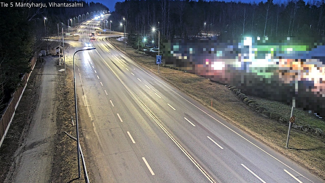 Weather Camera Image Road 5 Mäntyharju, Vihantasalm, Mäntyharju, Etelä-Savo