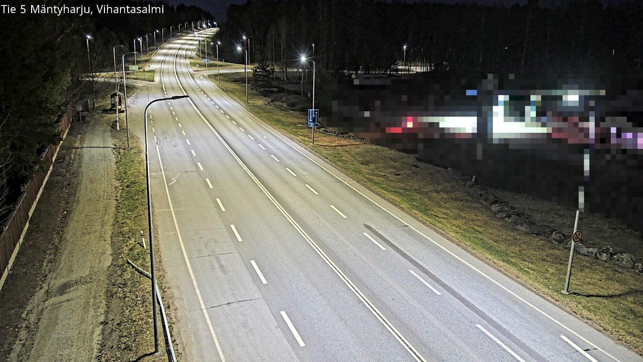 Weather Camera Image Road 5 Mäntyharju, Vihantasalm, Mäntyharju, Etelä-Savo