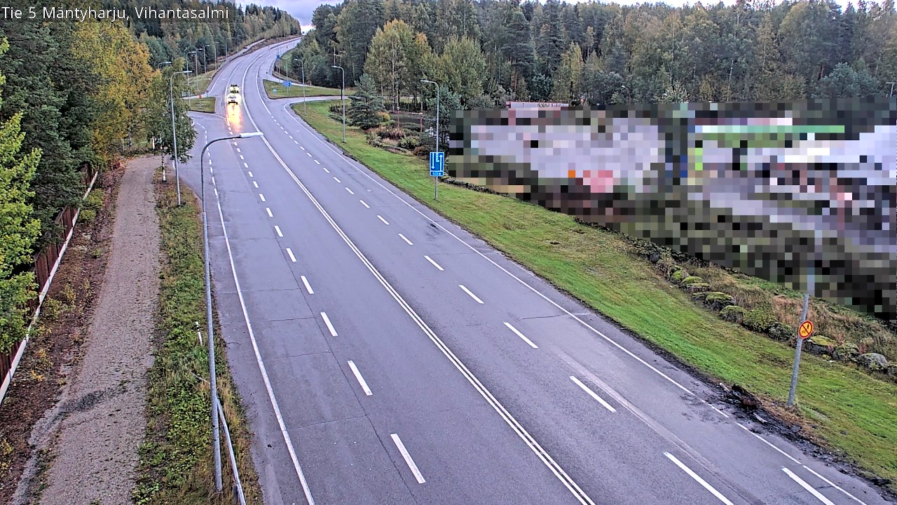 Weather Camera Image Road 5 Mäntyharju, Vihantasalm, Mäntyharju, Etelä-Savo