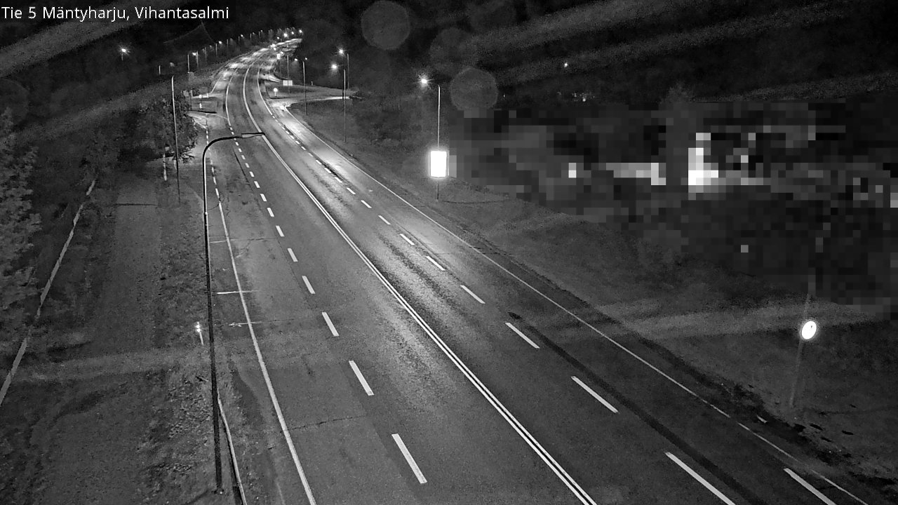 Weather Camera Image Road 5 Mäntyharju, Vihantasalm, Mäntyharju, Etelä-Savo
