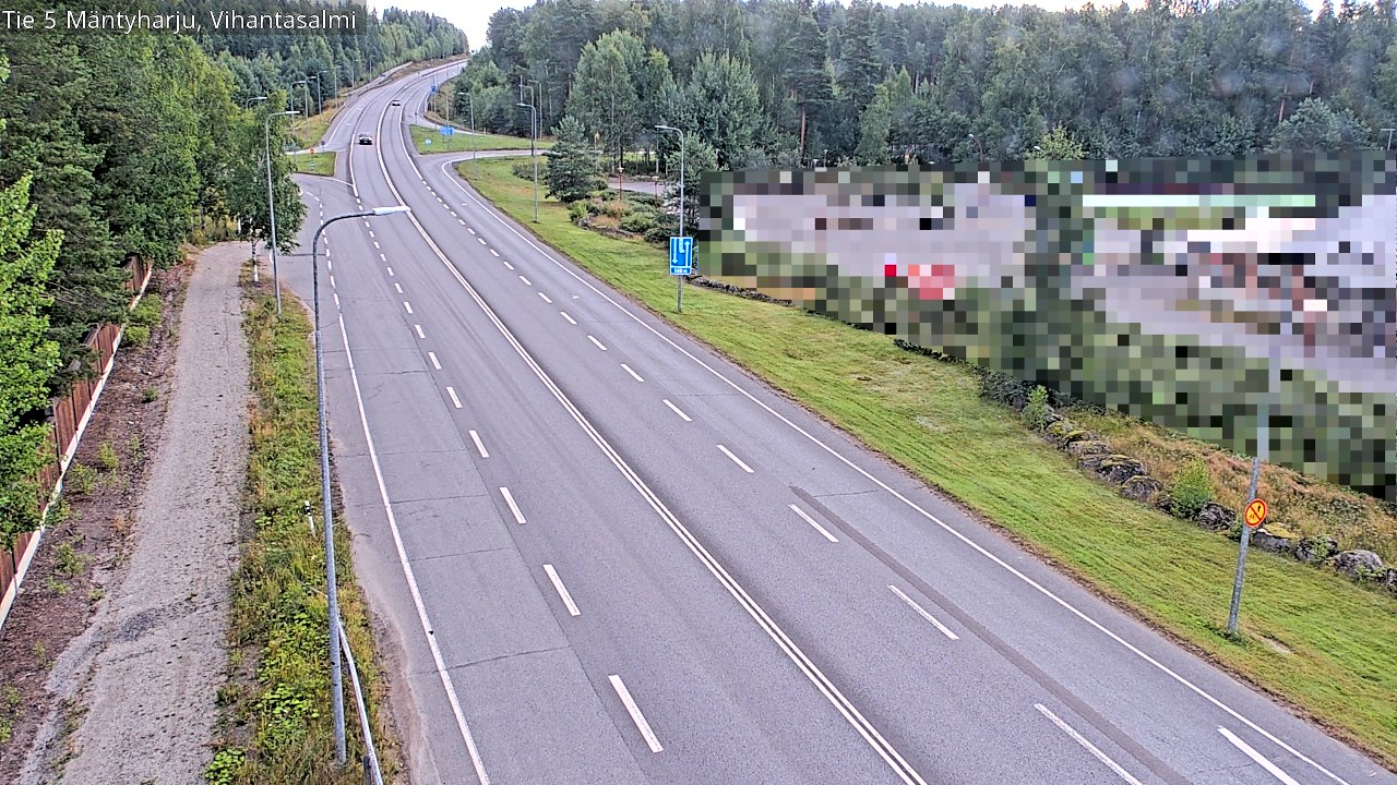 Weather Camera Image Road 5 Mäntyharju, Vihantasalm, Mäntyharju, Etelä-Savo