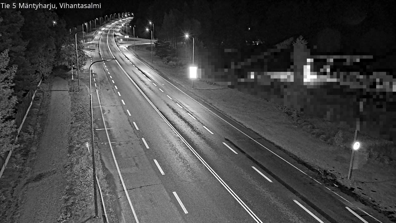 Weather Camera Image Road 5 Mäntyharju, Vihantasalm, Mäntyharju, Etelä-Savo