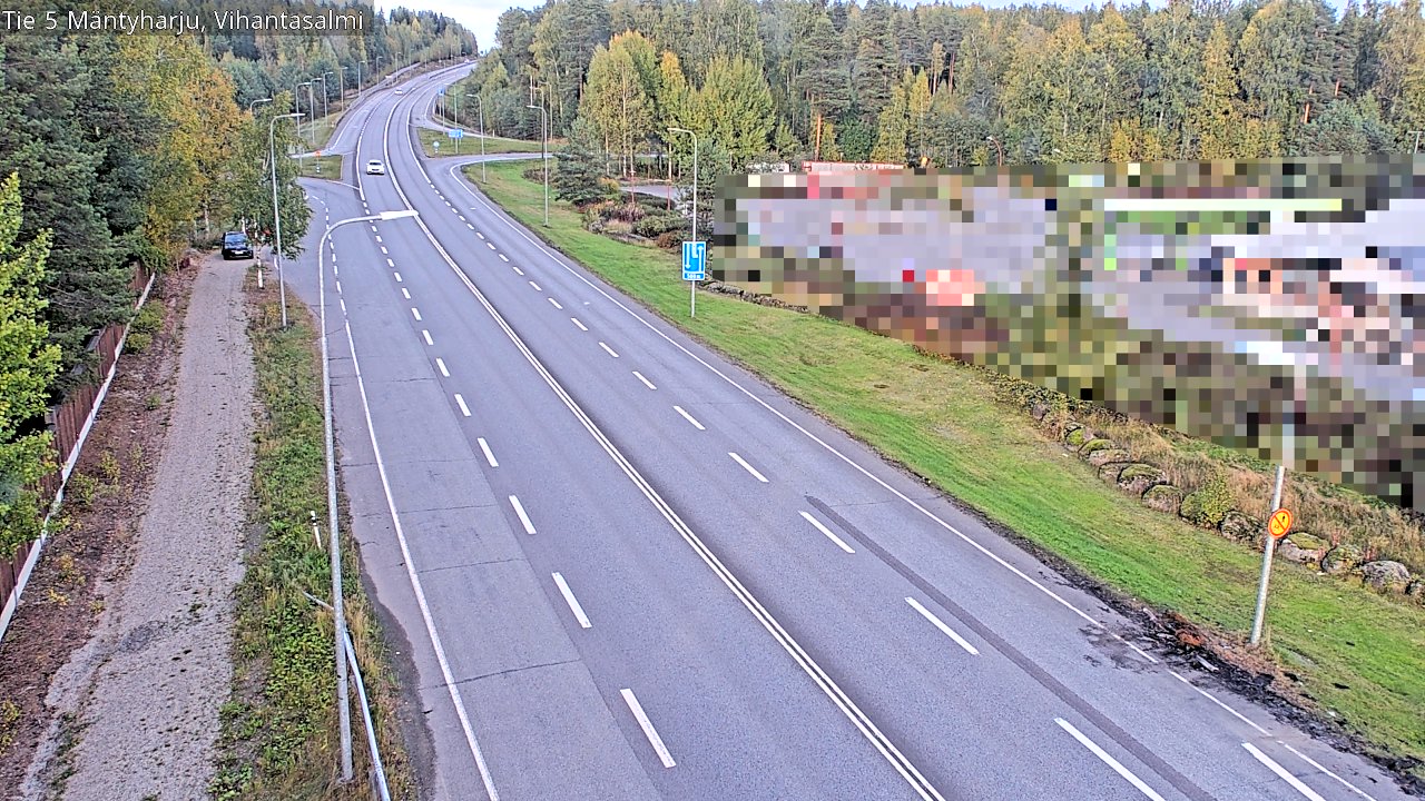 Weather Camera Image Road 5 Mäntyharju, Vihantasalm, Mäntyharju, Etelä-Savo