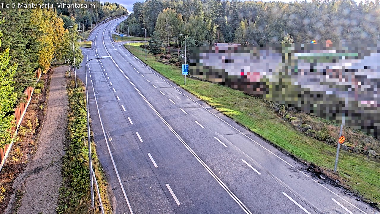 Weather Camera Image Road 5 Mäntyharju, Vihantasalm, Mäntyharju, Etelä-Savo