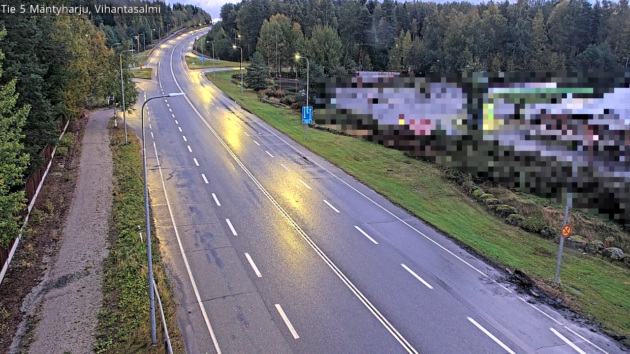 Weather Camera Image Road 5 Mäntyharju, Vihantasalm, Mäntyharju, Etelä-Savo