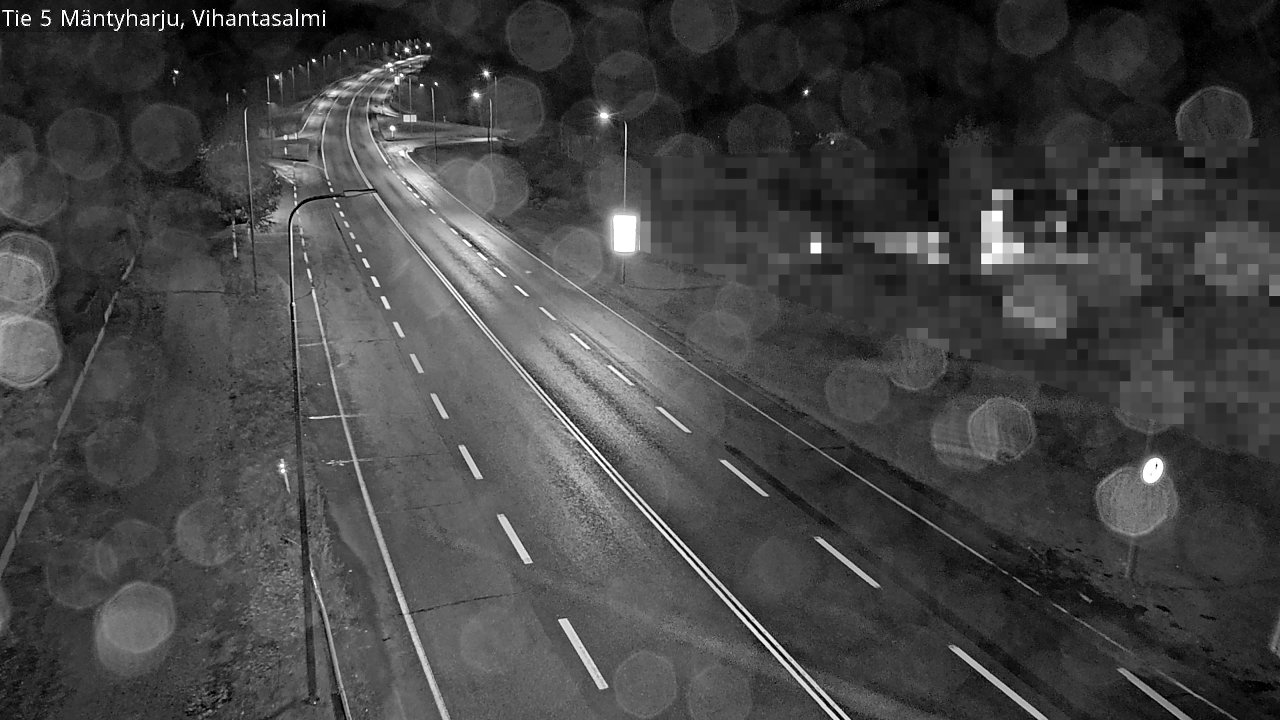 Weather Camera Image Road 5 Mäntyharju, Vihantasalm, Mäntyharju, Etelä-Savo