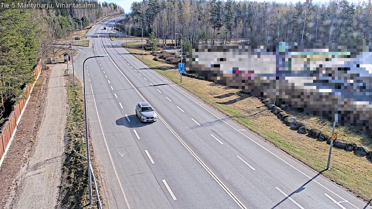 Weather Camera Image Road 5 Mäntyharju, Vihantasalm, Mäntyharju, Etelä-Savo