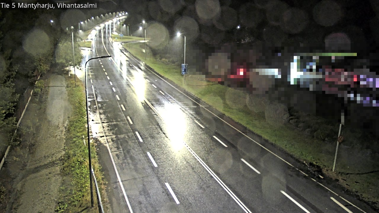 Weather Camera Image Road 5 Mäntyharju, Vihantasalm, Mäntyharju, Etelä-Savo