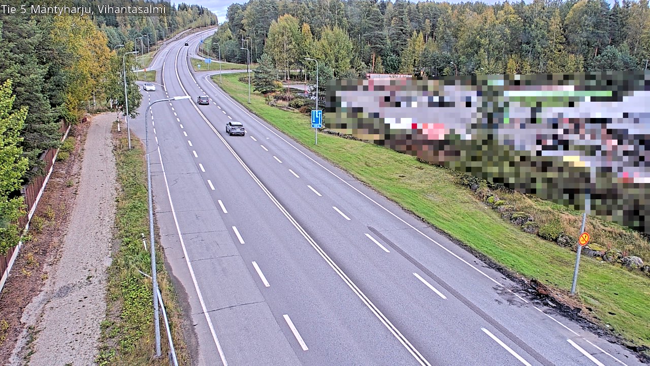 Weather Camera Image Road 5 Mäntyharju, Vihantasalm, Mäntyharju, Etelä-Savo