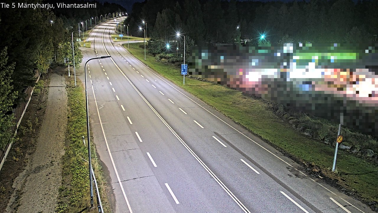 Weather Camera Image Road 5 Mäntyharju, Vihantasalm, Mäntyharju, Etelä-Savo