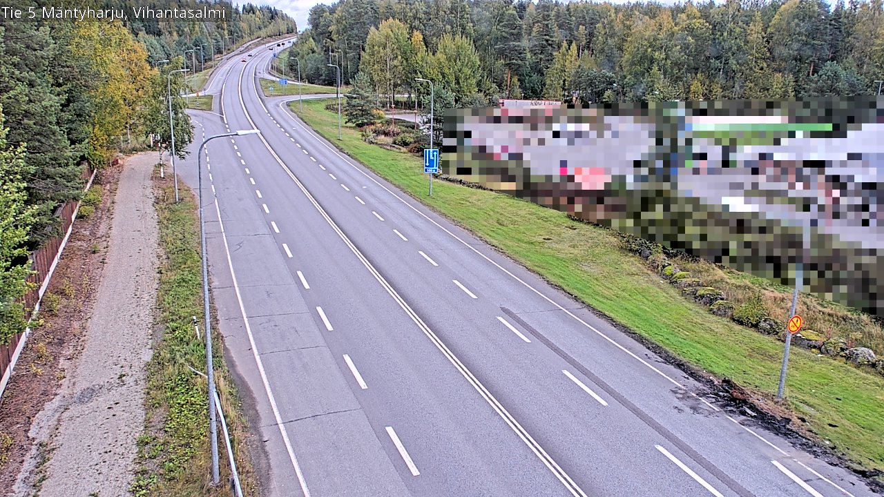 Weather Camera Image Road 5 Mäntyharju, Vihantasalm, Mäntyharju, Etelä-Savo