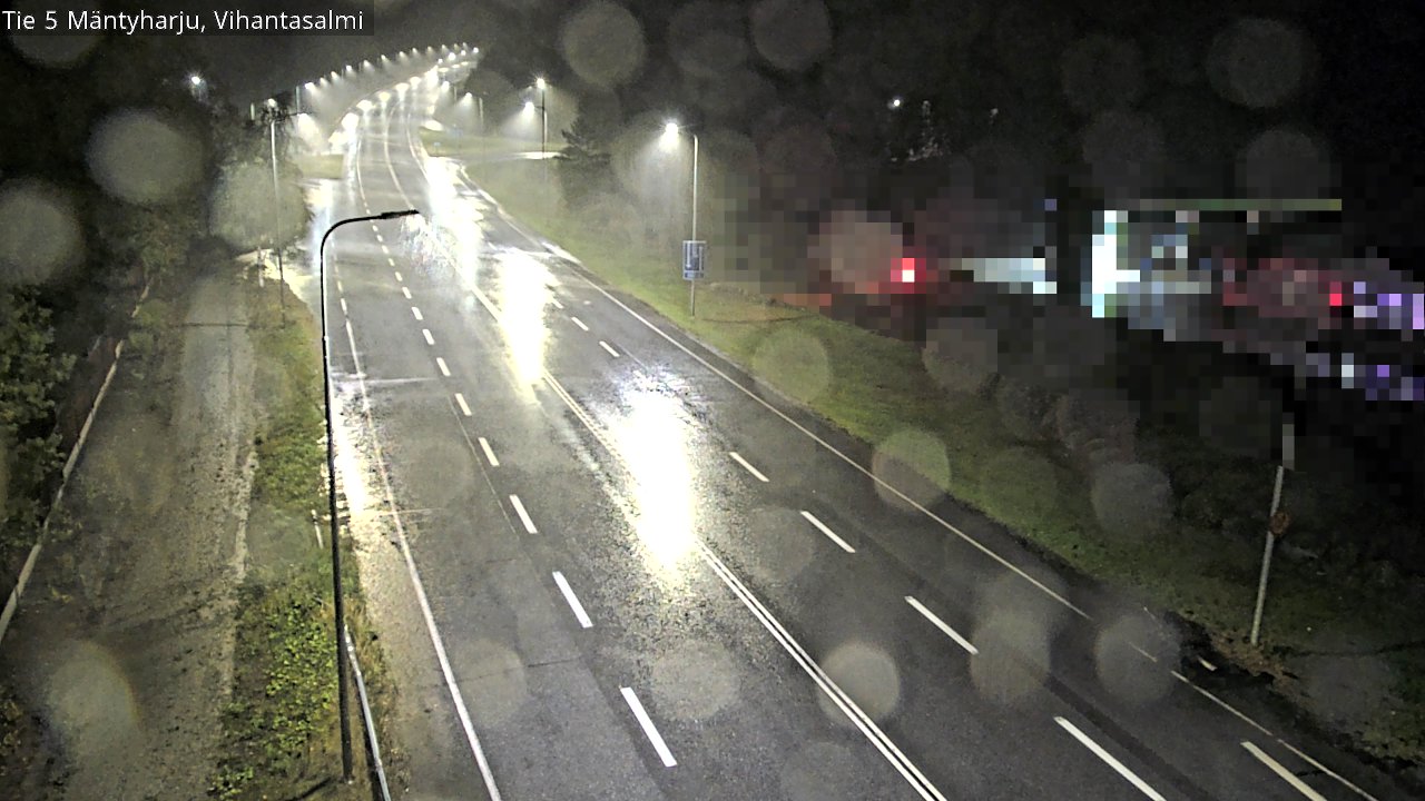 Weather Camera Image Road 5 Mäntyharju, Vihantasalm, Mäntyharju, Etelä-Savo