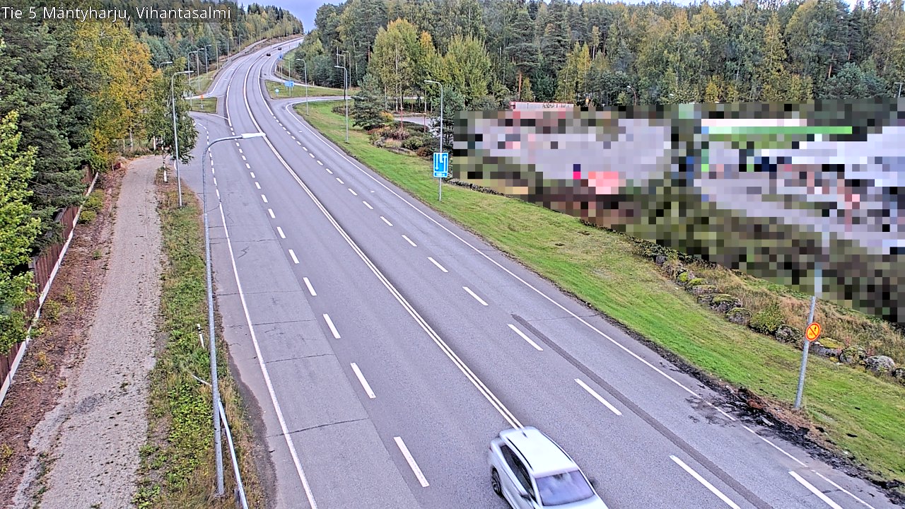 Weather Camera Image Road 5 Mäntyharju, Vihantasalm, Mäntyharju, Etelä-Savo